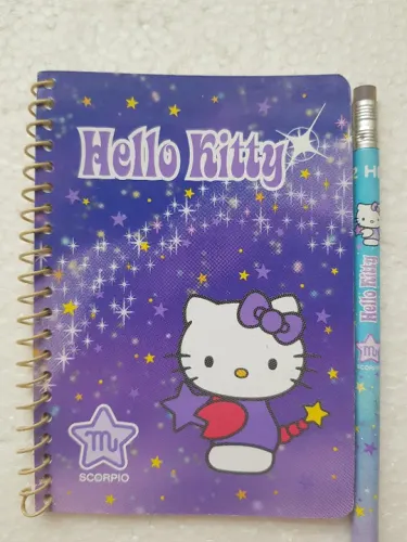 Lápis Hello Kitty + Caderneta Hello Kitty Escorpião - Sanrio