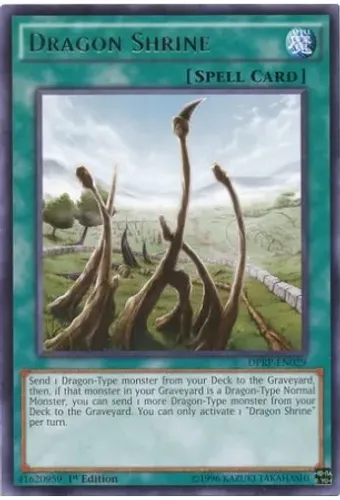 Yugioh!!! Dragon Shrine Dprp-pt029 Rare - Duelist Pack Rival