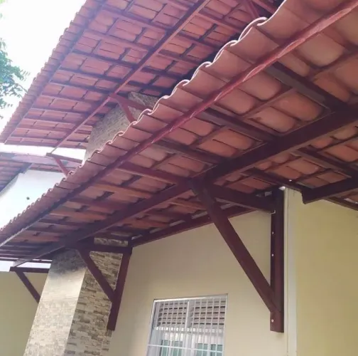 Telhas coloniais vermelha ou intermediaria
