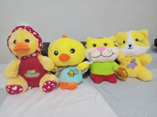 Bichinhos de Pelúcia novos 