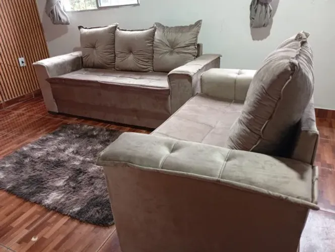SOFA 2X3 LUGARES BARCELONA - FRETE GRATIS