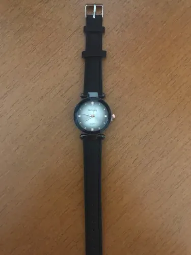 Relógio de pulso Feminino GoGoes Luxo preto com strass