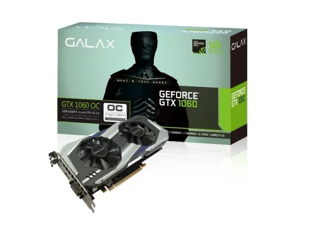 Placa de vídeo GTX 1060 OC 6GB Galax 