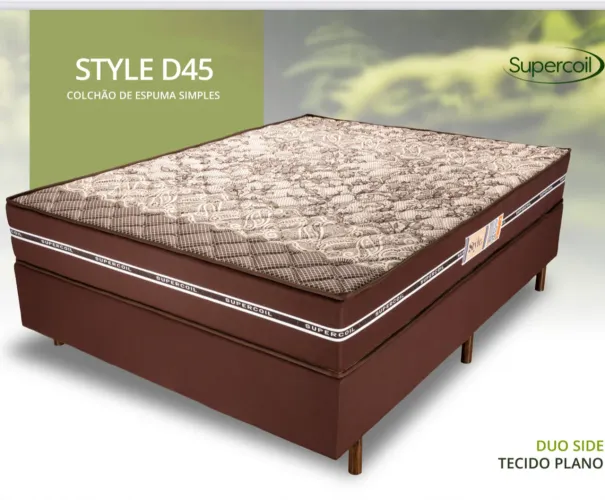 Colchão de Espuma Simples Style D45 Supercoil