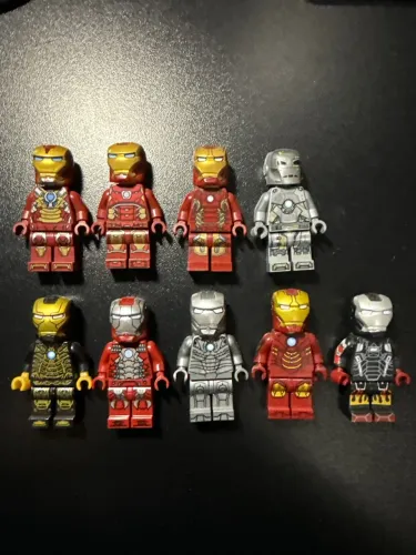 Coleção de Minifiguras Iron Man Lego