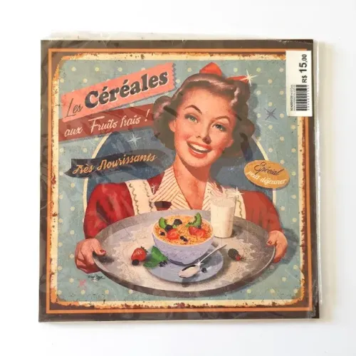 QUADROS / PLACAS DECORATIVAS RETRO - PRONTA ENTREGA