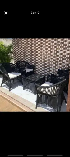 Conjunto Valença com saia de corda náutica