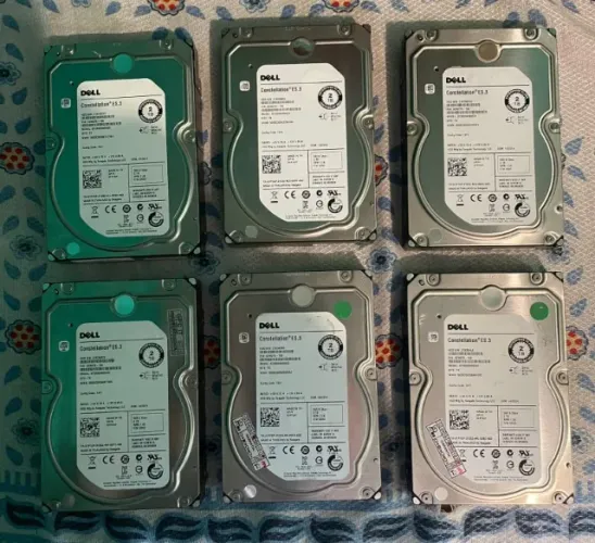 HDs SAS 2TB usados em boas condições