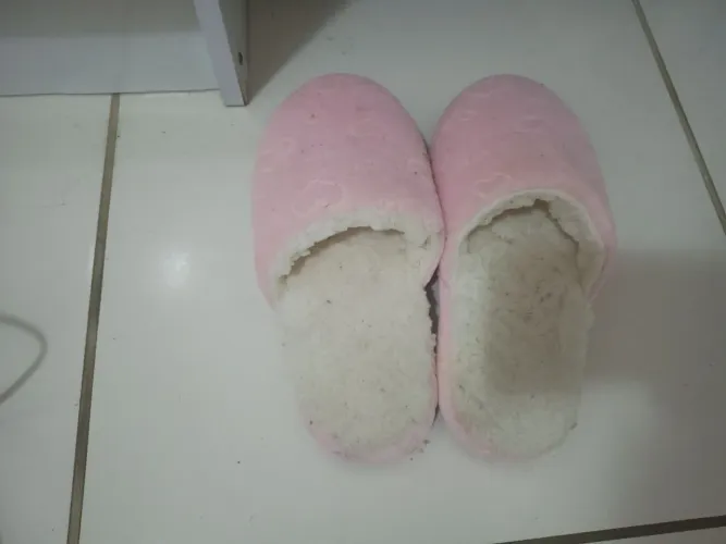 Pantufas feminina rosa