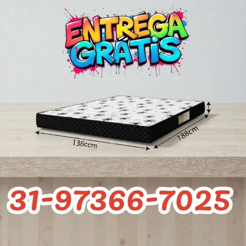 COLCHÃO CASAL TORAFLEX NOVOS / DIRETO DA FÁBRICA 