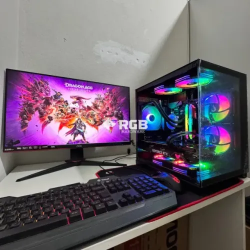 PC Gamer COMPLETO RYZEN 7 + RTX 3070 + 1 ano de garantia e em até 12x