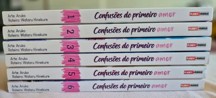 Mangá Confusões do Primeiro Amor - volumes 1 ao 6