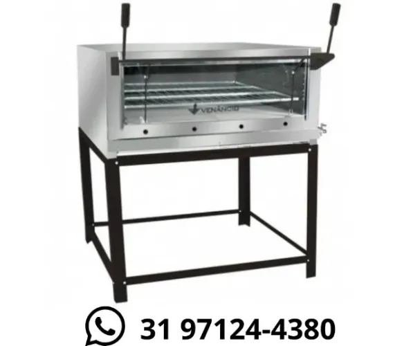 Forno com Pedra Refratária 80x60CM Venâncio