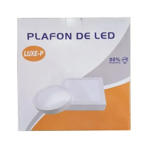 PAINEL PLAFON DE LED REDONDO BCO FRIO SOBREPOR LUXE-P