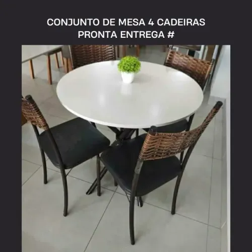 Oferta Mesa de Jantar 4 Cadeiras Entrega Hoje