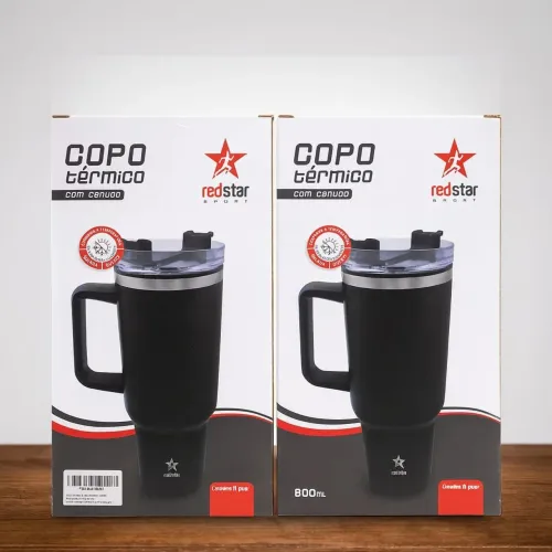 Copo Término com Canudo 
