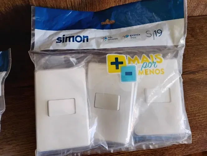 Kit c/3 Conjuntos 4X2 C/Interruptor 1 tecla
