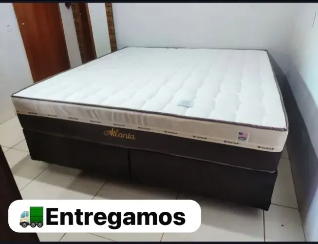 Cama box colchão e base agora