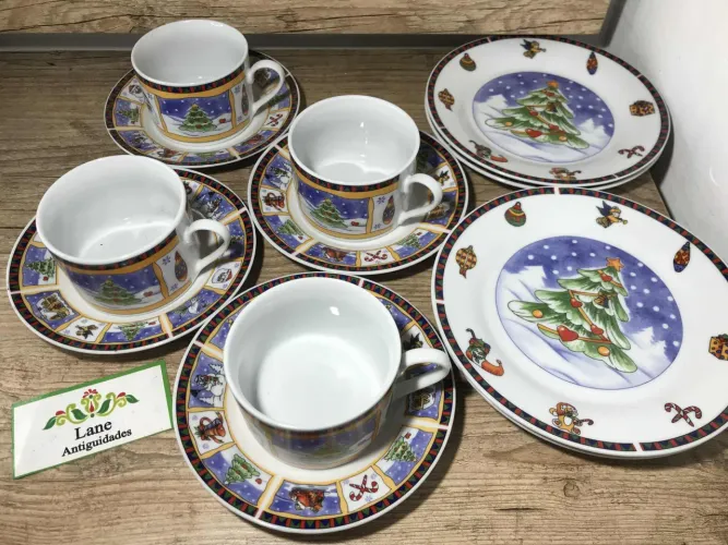 Conjunto de Chá Porcelana Italiana