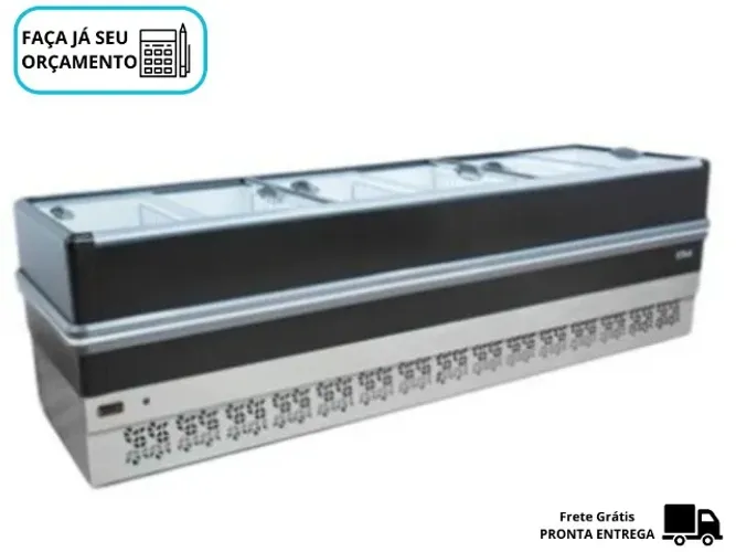 Ilha para Congelados Preta 3M Polar