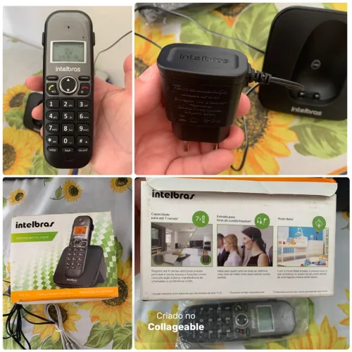 Telefone Ts 5120 Sem Fio Intelbras Preto novo na caixa