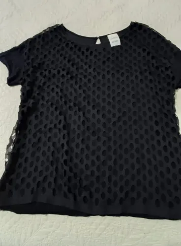 Blusa Zara detalhe em Tela