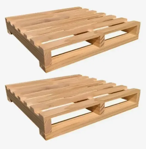 Kit Palete de Madeira Pinus 1000x800x140 - Cru - Retirada no Local