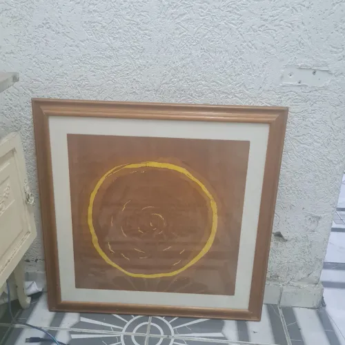 Quadro Decorativo com Desenho Abstrato