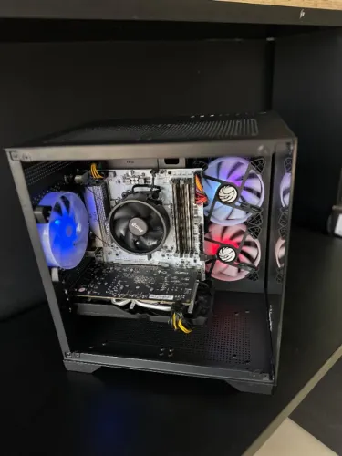 Pc Gamer Ryzen 5 4500 +Placa de vídeo 2060 + 16 Ram + ssd 480 - Garantia de 1 ano e NF