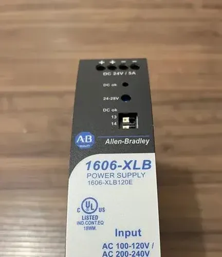 -IMPERDIVEL- Fonte de Alimentação Allen-Bradley 1606-XLB120E - 24V DC / 5A (Semi nova )