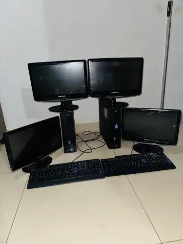 Computador Completo i3, 8gb, ssd 120gb, monitor 16 samsung, hp de 17