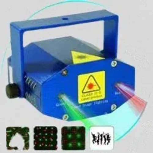 Mini Laser Led Projetor Raio Holográfico colorido Festa Balada