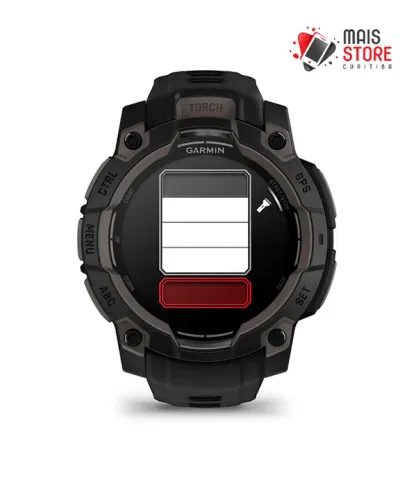 Relógio Garmin Instinct 3 45mm AMOLED- Preto 010-02936-00 (Novo/Lacrado)