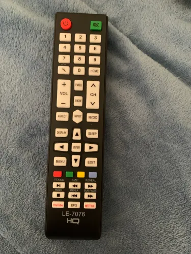 Controle remoto HQ modelo LE-7076 SMART TV