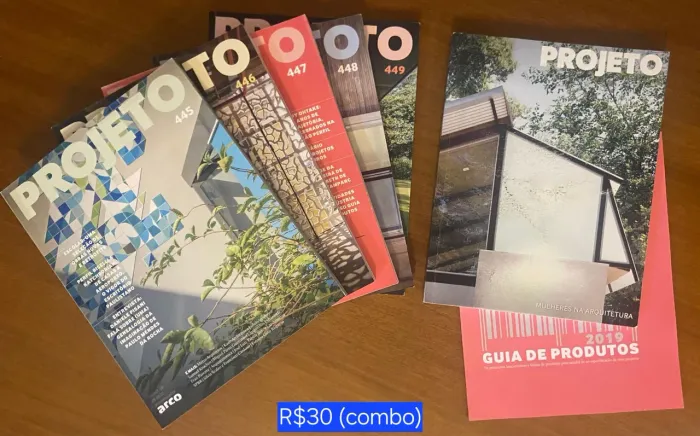 Revistas ARQUITETURA - acervo pessoal 