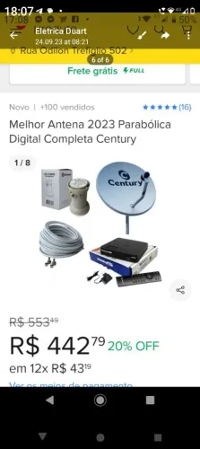 Melhor Antena Parabólica Digital Completa Century