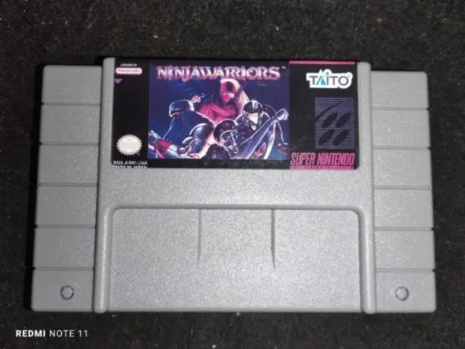 Jogo Super Nintendo Ninja Warriors