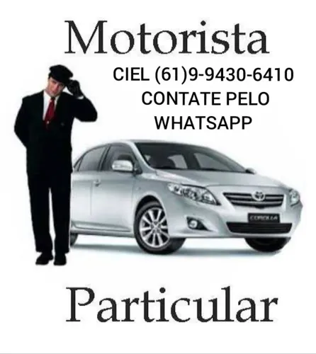 MOTORISTA sem carro CNH B EAR - Chame whatts (61)9-94-306410
