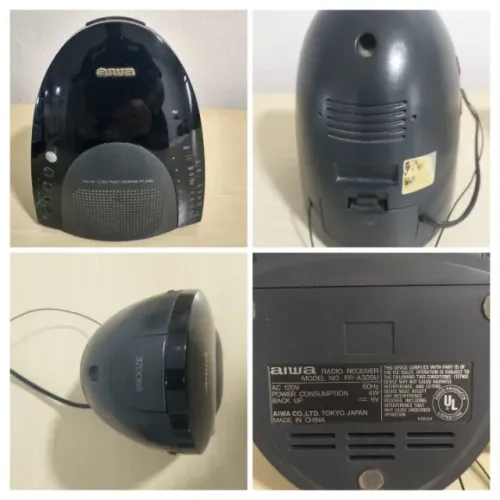 Receptor de rádio relógio Aiwa AM/FM FR-A305U