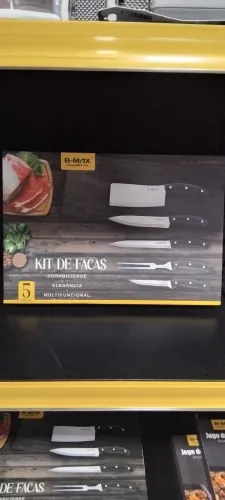 Jogo de facas Multifuncional 5 pçs