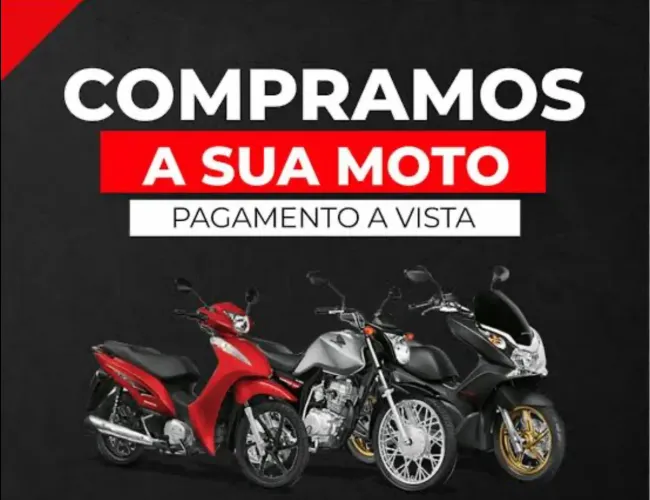 Compro moto, pagamento à vista!
