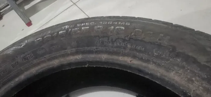 215/55/18 94h Pneu continental Contiprocontact meia vida