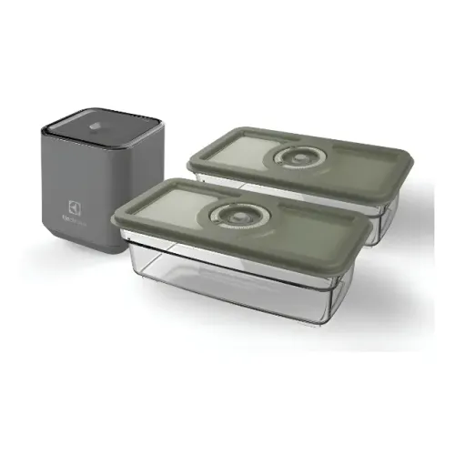 Kit Seladora à Vácuo Portátil Com 2 Potes Herméticos Electrolux