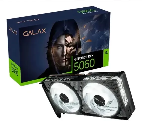 Placa De Video Rtx5060 8gb Black Gf 1-click Oc Galax