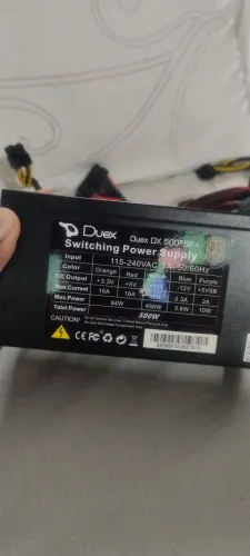 Fonte 500w duex, semi nova 
