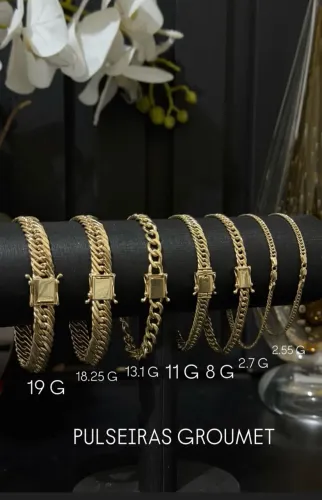 Pulseiras groumet