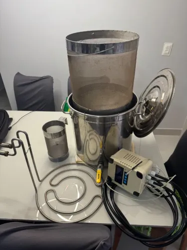 Cerveja artesanal BIAB automatizado 20L 110v