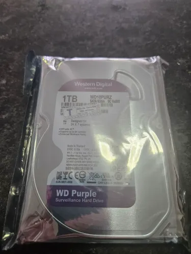 HD 1tb WD Purple de vigilância para DVR. NOVO