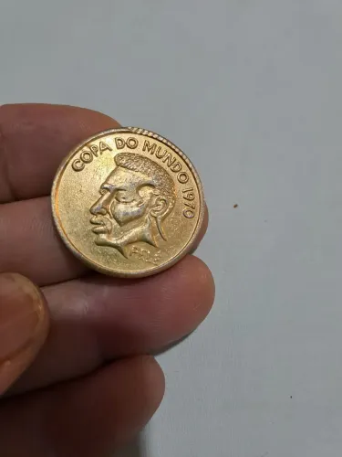 Medalha comemorativa Pelé copa do mundo do México