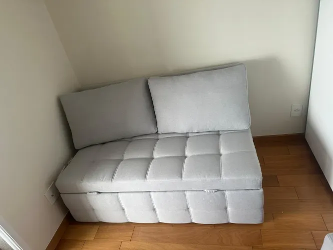 Sofá cama cinza